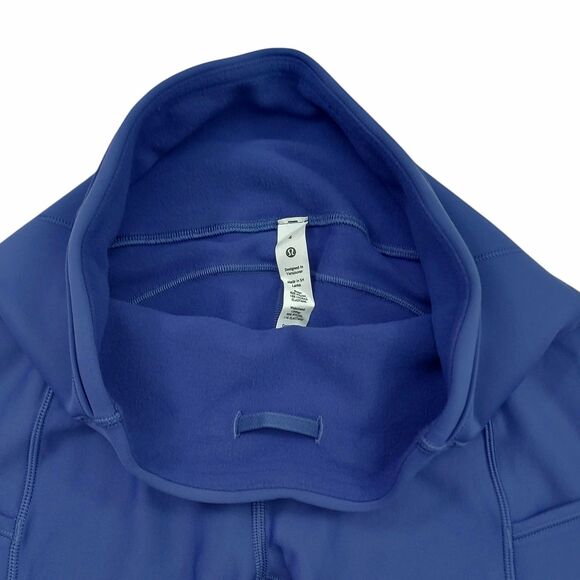 Lululemon Tights Womens 4 Blue Mid Rise Full Length Fast Free Athleisure Running - Picture 3 of 13